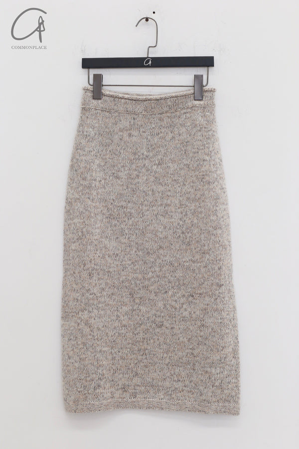 SWAYING 24 Autumn and Winter Thick Seamless Straight Skirt SW-SW24AW3B03-QH Light Gray SW-SW24AW3B02